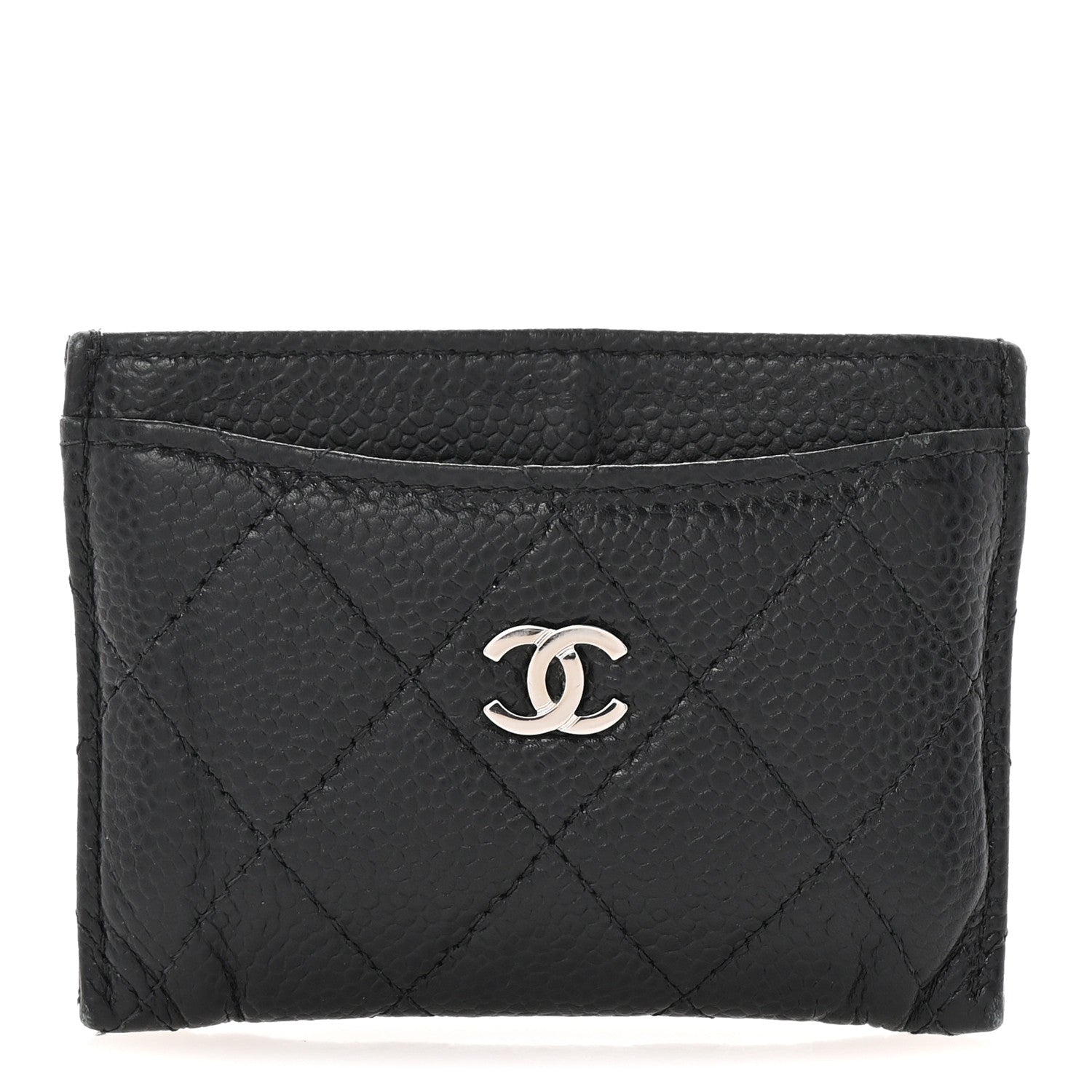 Chanel Caviar Quilted Card Holder Black 1 of 9