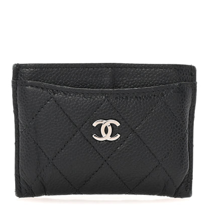 Chanel Caviar Quilted Card Holder Black 1 of 9
