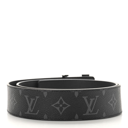 Louis Vuitton Monogram Eclipse 40mm LV Initiales Belt 90 36 Matte Black 2 of 5