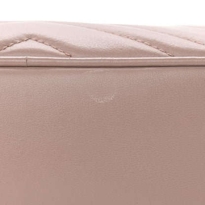 Gucci Calfskin Matelasse Mini GG Marmont Chain Shoulder Bag Porcelain Rose 11 of 13