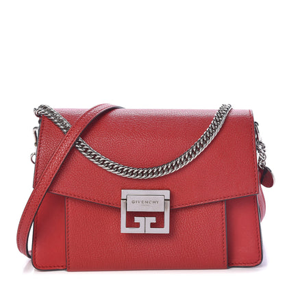 Givenchy Goatskin Small GV3 Shoulder Bag Bright Red 1 of 9