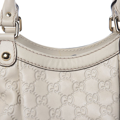 Gucci Guccissima Medium Sukey Tote Mystic White 13 of 14