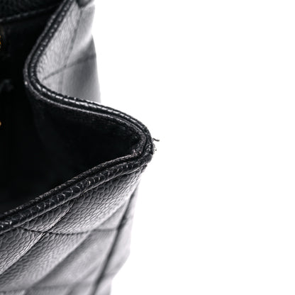 Chanel Caviar Quilted Jumbo Single Flap Black 18 of 23