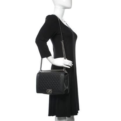 Chanel Caviar Quilted New Medium Boy Flap Black 2 of 10