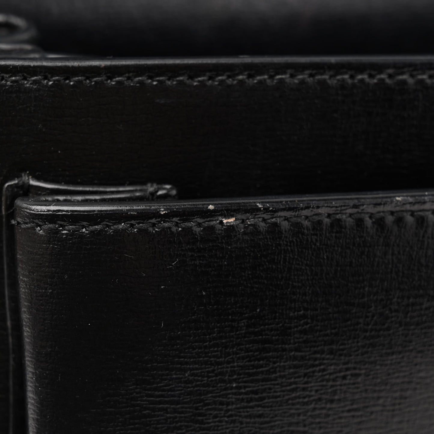 Coated Bark Calfskin Medium Monogram Sunset Black