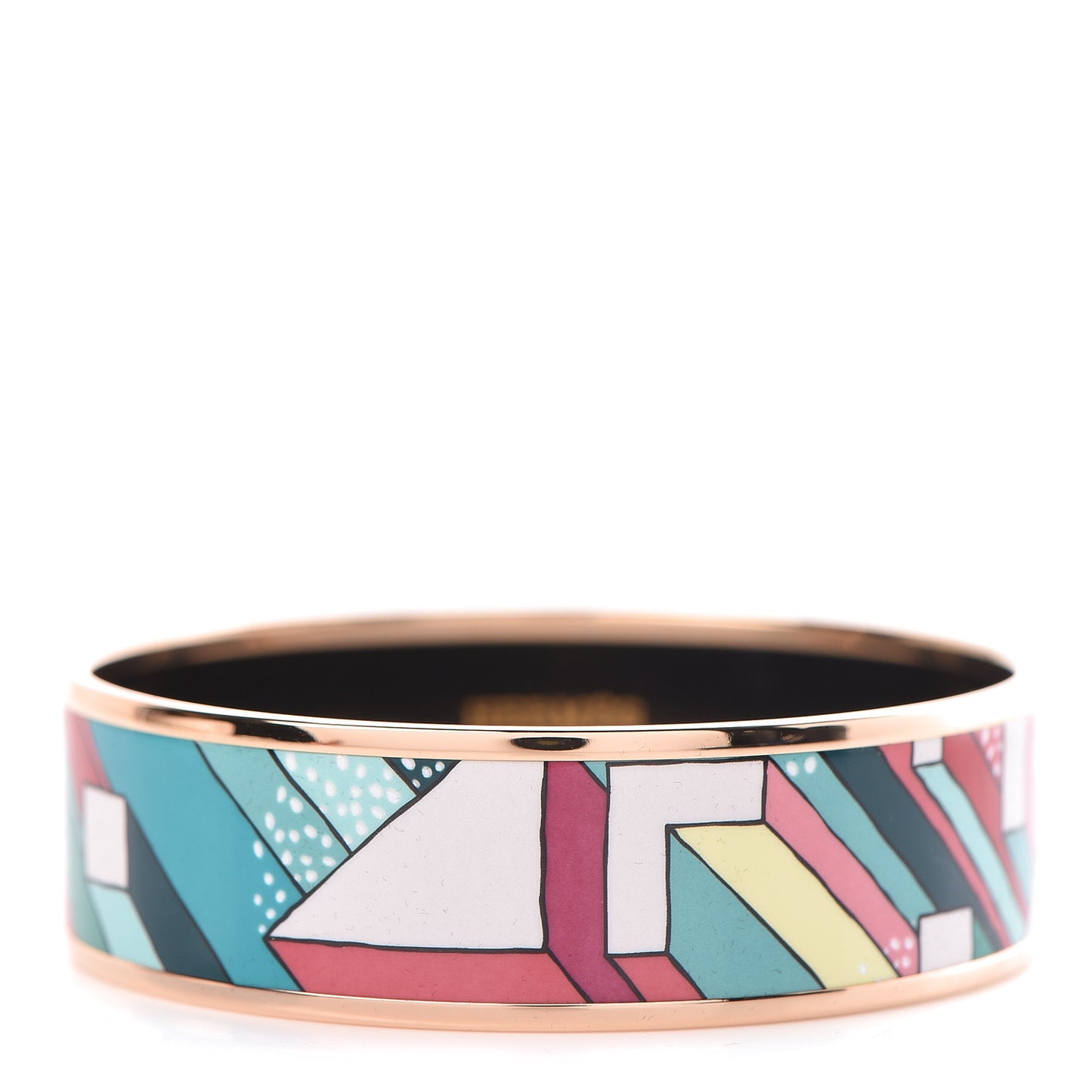 Enamel Printed On A Summer Day Wide Bracelet 62 Baroque