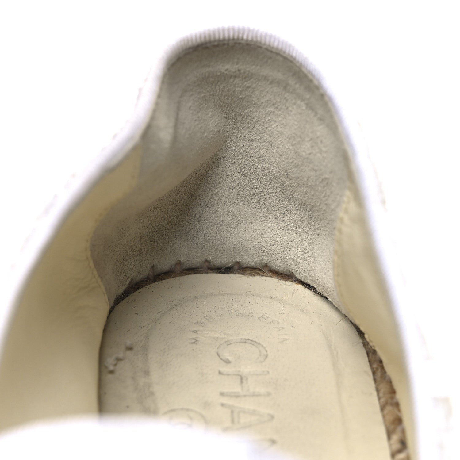 Chanel Patent Sequin CC Espadrilles 39 White 11 of 11