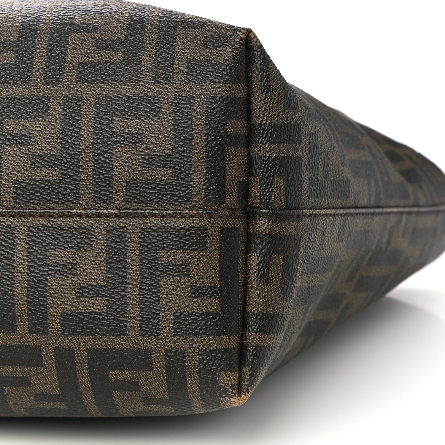 Fendi Zucca Spalmati Small Roll Tote Tobacco Moro 6 of 12
