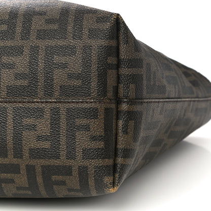Fendi Zucca Spalmati Small Roll Tote Tobacco Moro 6 of 12