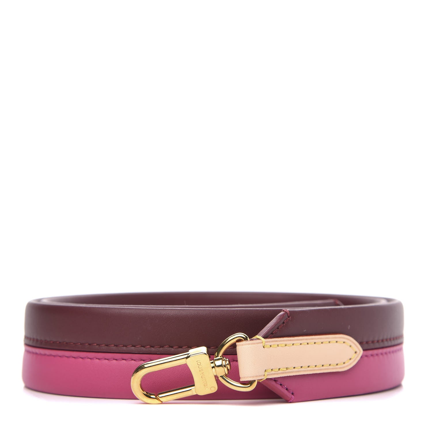 Louis Vuitton Calfskin Cluny BB Shoulder Strap Bordeaux Fuchsia 1 of 3