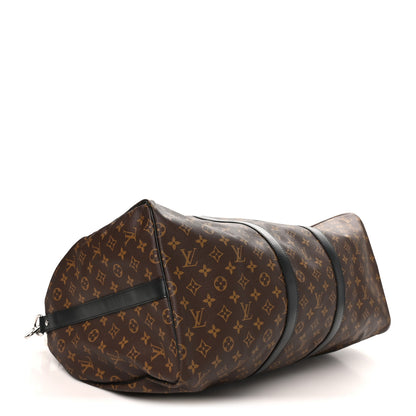 Louis Vuitton Monogram Macassar Keepall Bandouliere 55 3 of 8