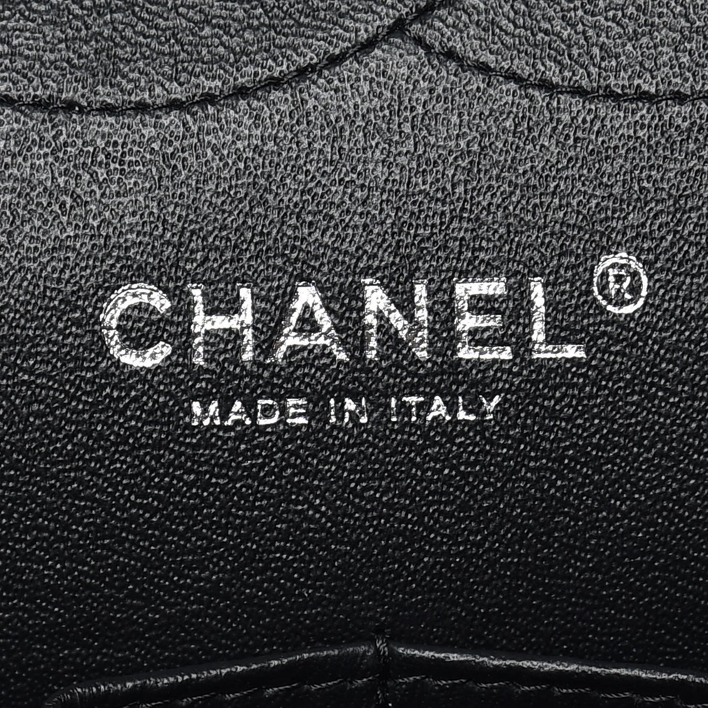 Lambskin Chevron Quilted Jumbo Double Flap So Black