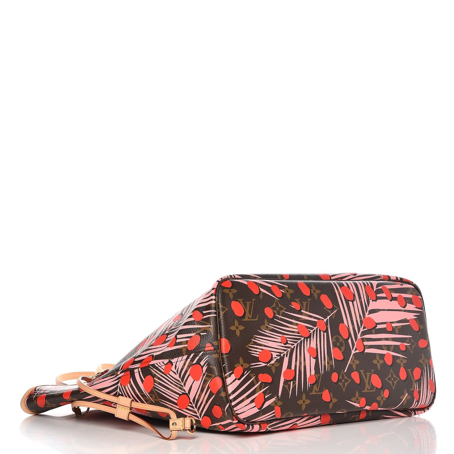 Monogram Jungle Dots Neo Neverfull MM Sugar Pink Poppy