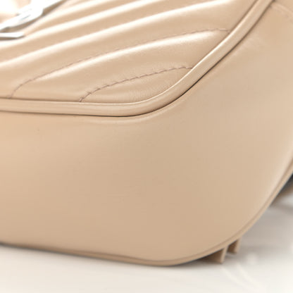 Saint Laurent Calfskin Matelasse Monogram Lou Belt Bag Nude Powder 10 of 11
