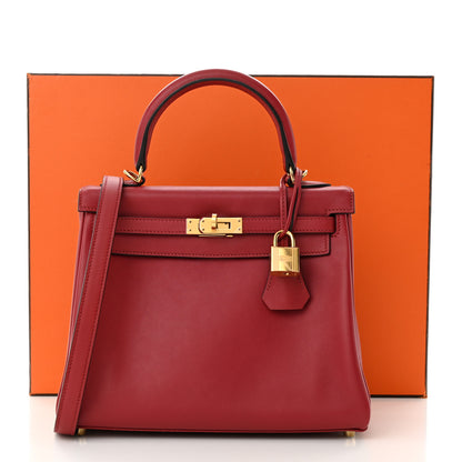 Hermes Swift Kelly Retourne 25 Rouge Grenat 11 of 11