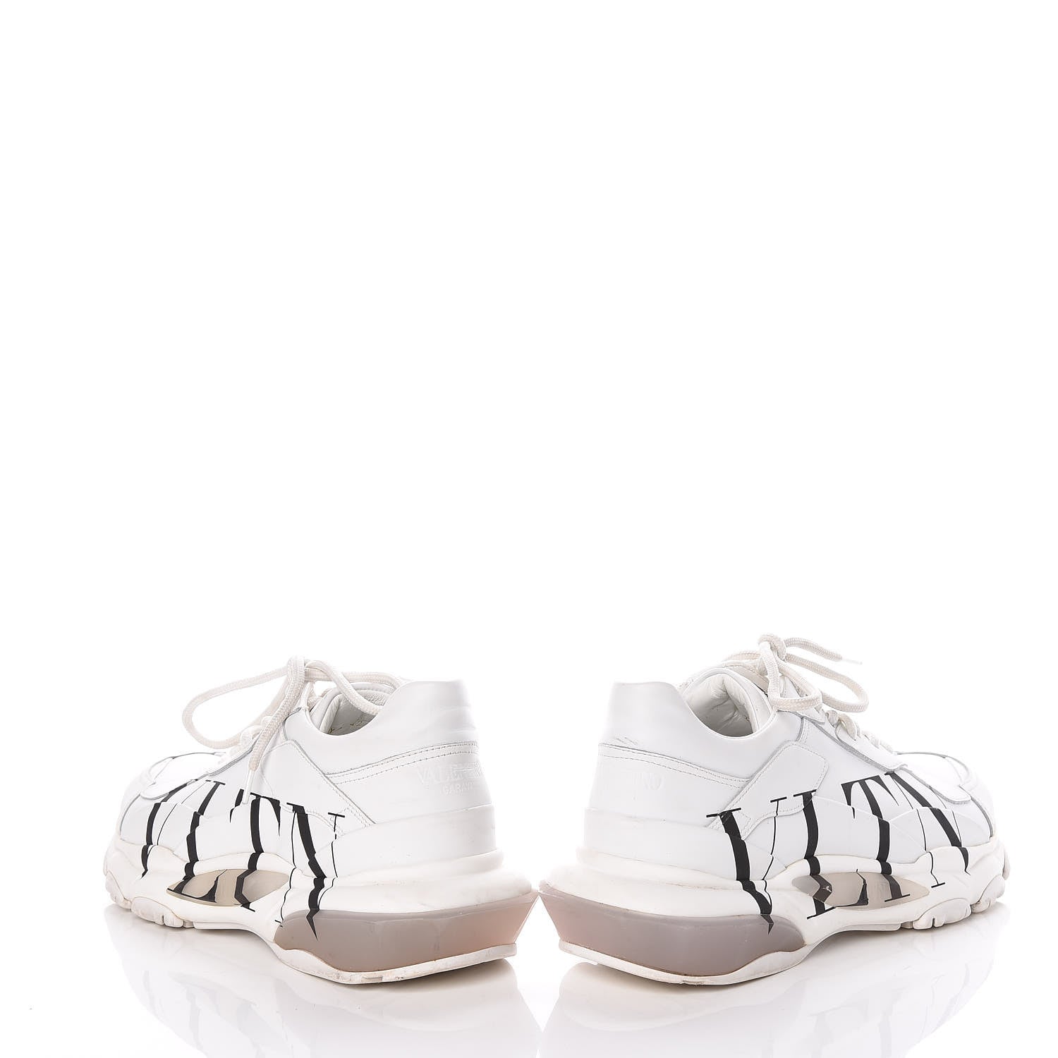 Valentino Garavani Calfskin VLTN Mens Bounce Sneakers 42 White 5 of 21