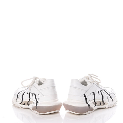 Valentino Garavani Calfskin VLTN Mens Bounce Sneakers 42 White 5 of 21