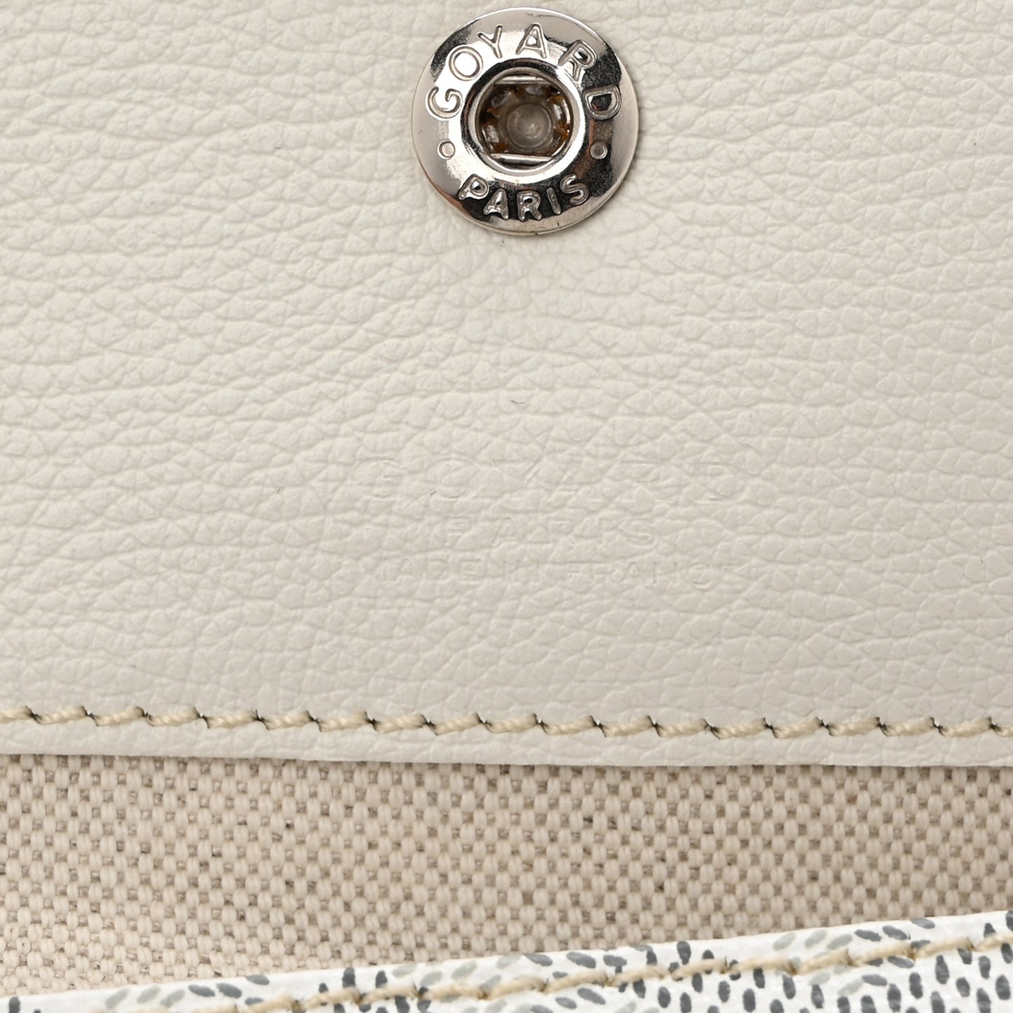 Goyardine Saint Louis PM White
