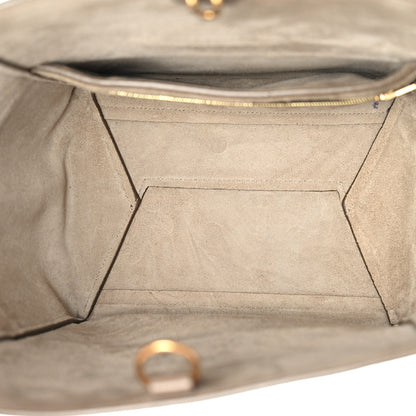 Celine Soft Grained Calfskin Sangle Bucket Bag Taupe 5 of 14