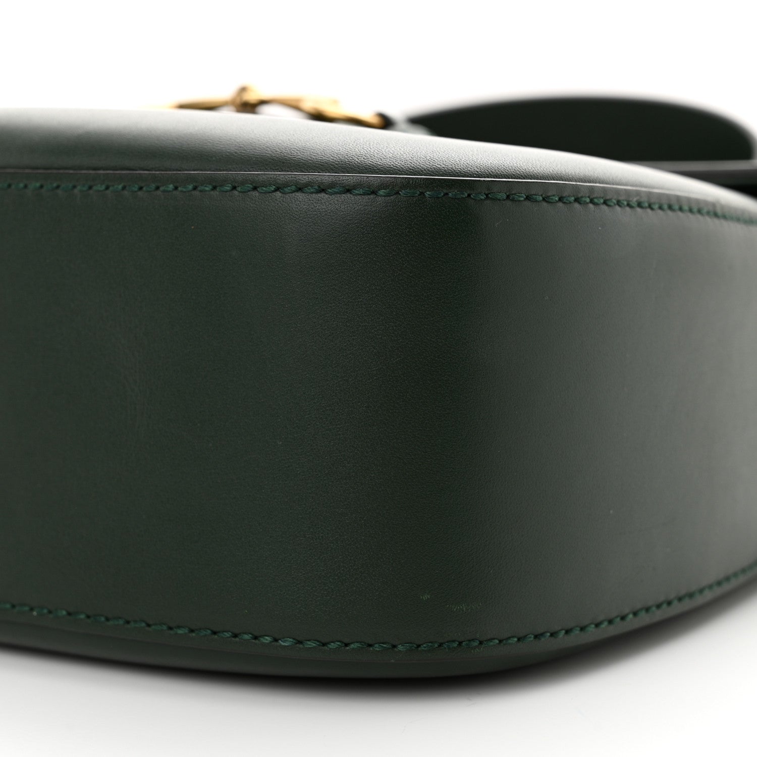 Gucci Calfskin Medium Lady Web Shoulder Bag Green 10 of 14