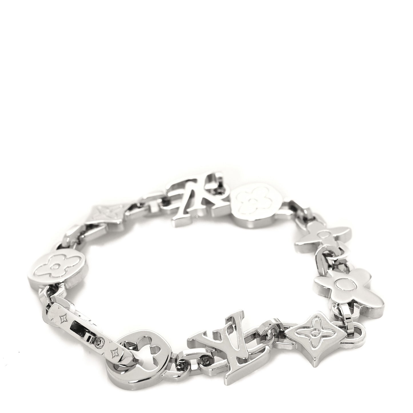 Monogram Craggy Bracelet L Silver