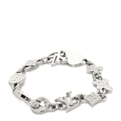 Louis Vuitton Monogram Craggy Bracelet L Silver 1 of 5