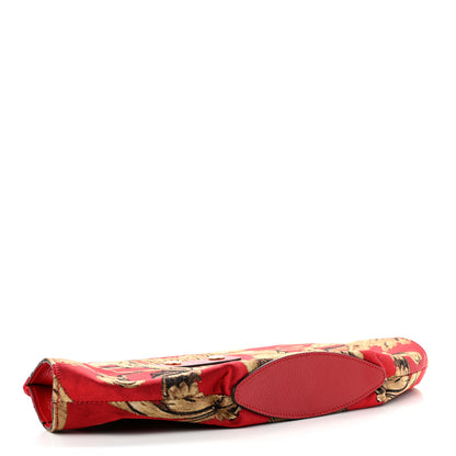Alexander McQueen Silk De Manta Clutch Red 4 of 7