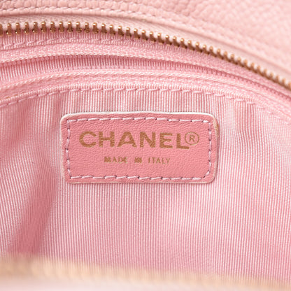 Chanel Caviar Quilted Petit Timeless Shopping Tote PTT Pink 6 of 12