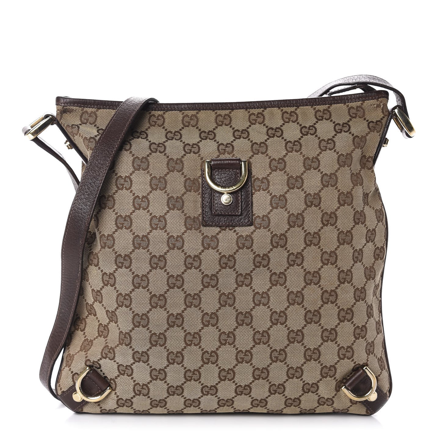 Monogram Abbey Messenger Bag Dark Brown