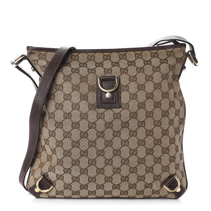 Gucci Monogram Abbey Messenger Bag Dark Brown 1 of 10