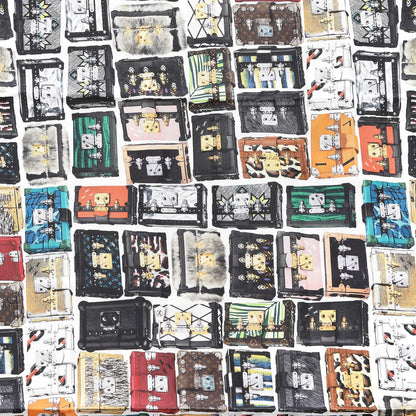 Louis Vuitton Silk Tribute to Petite Malle Giant Square Scarf Black 3 of 5