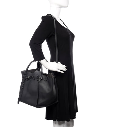 Celine Supple Grained Calfskin Small Long Strap Big Bag Anthracite 2 of 10