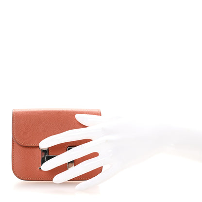 Hermes Evercolor Constance Slim Wallet Blush 2 of 8