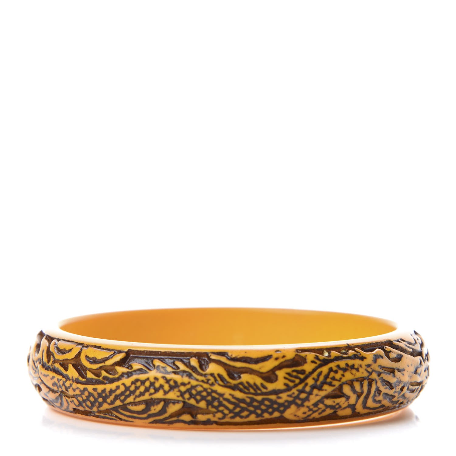 Gucci Resin Flora Bracelet Giallo 2 of 3
