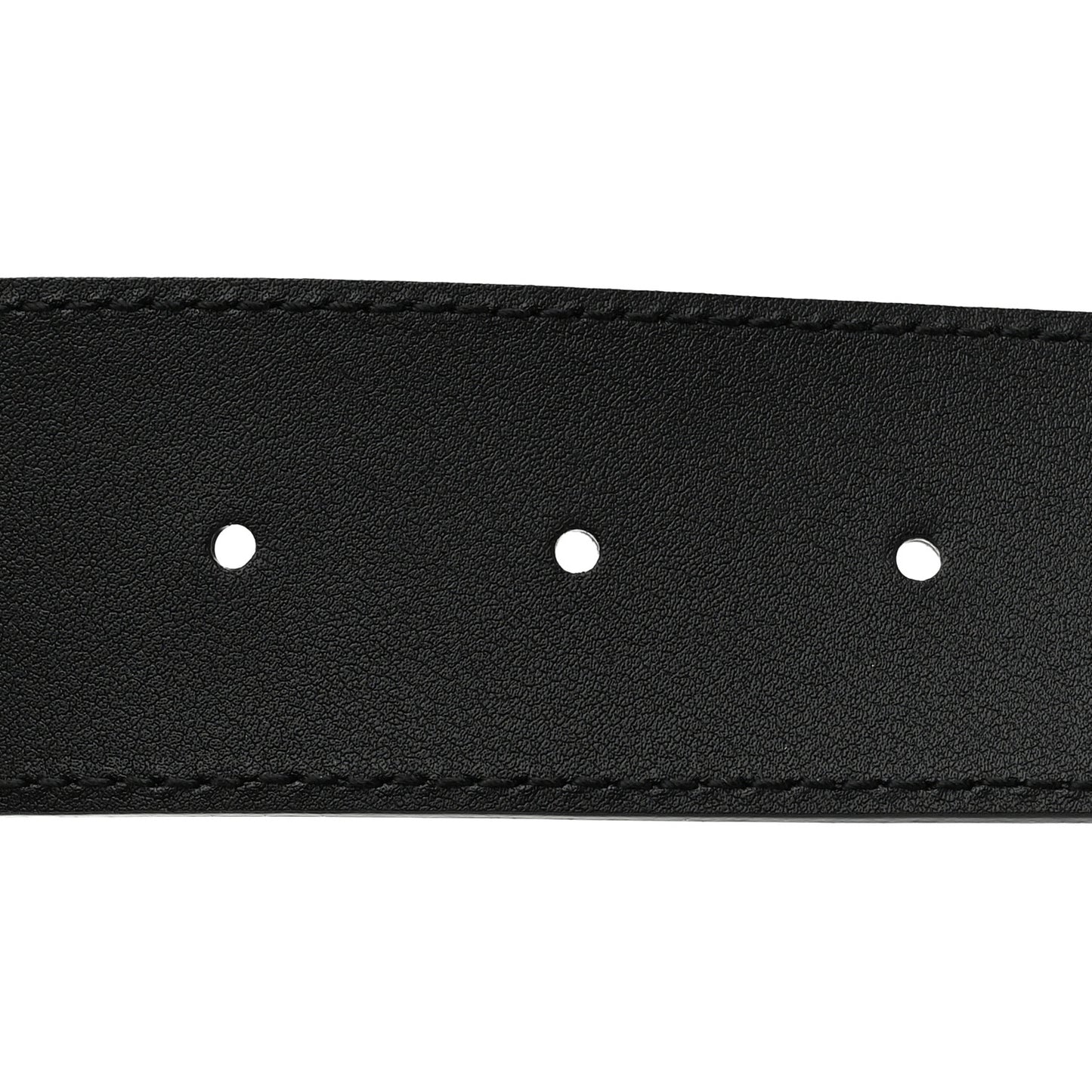 Moon Calfskin Torchon Double G Belt 85 34 Black