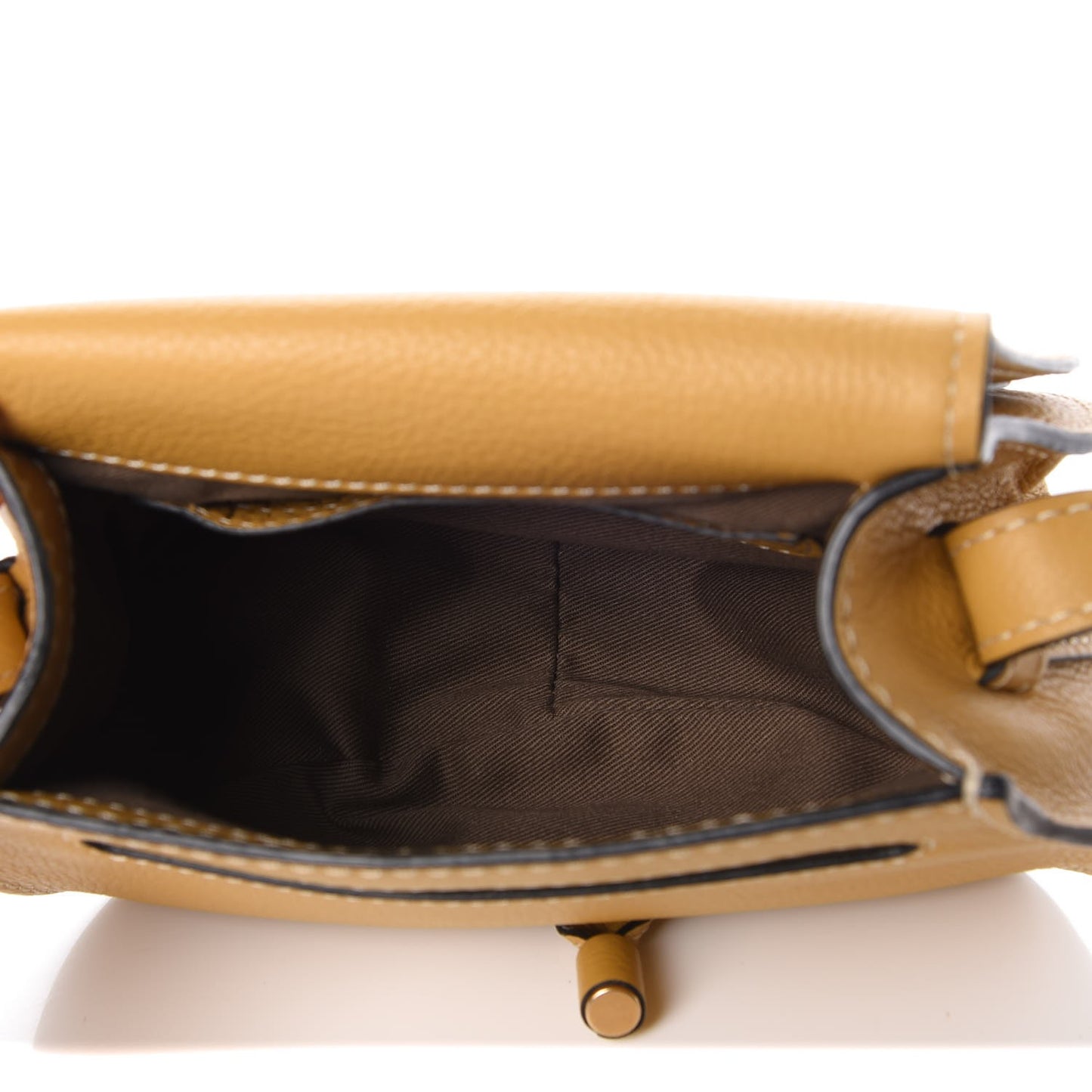 Calfskin Mini Marcie Round Crossbody Bag Dusty Yellow