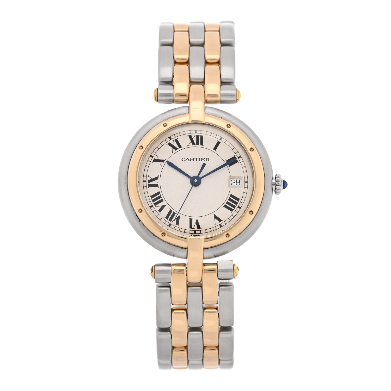 Cartier Stainless Steel 18K Yellow Gold 29mm Panthere Vendome Quartz Watch 1 of 4