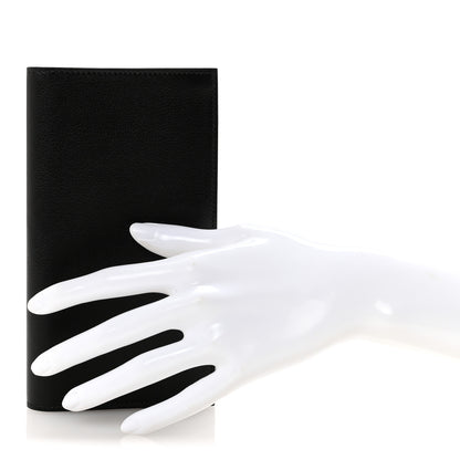 Hermes Evergrain Citizen Twill Long Wallet Black 2 of 7