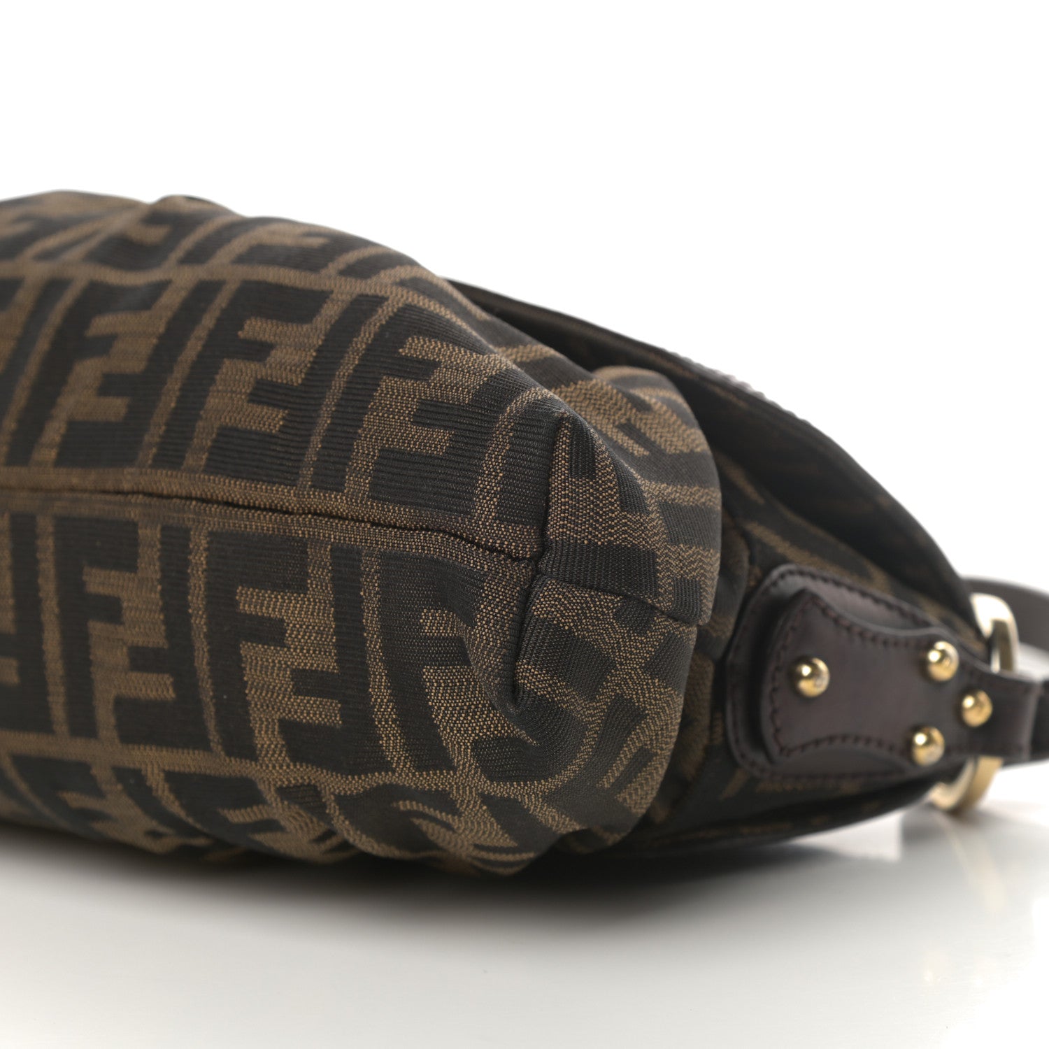 Fendi Zucca Small Chef Shoulder Bag Tobacco 10 of 16