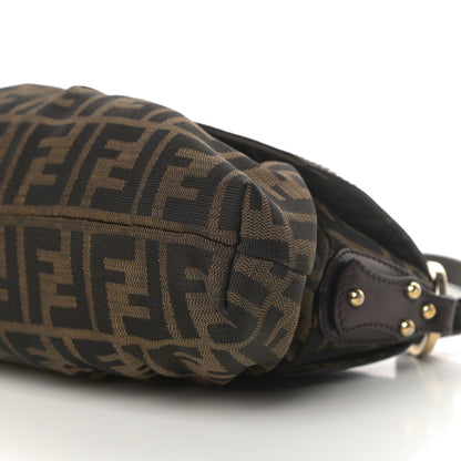 Fendi Zucca Small Chef Shoulder Bag Tobacco 10 of 16