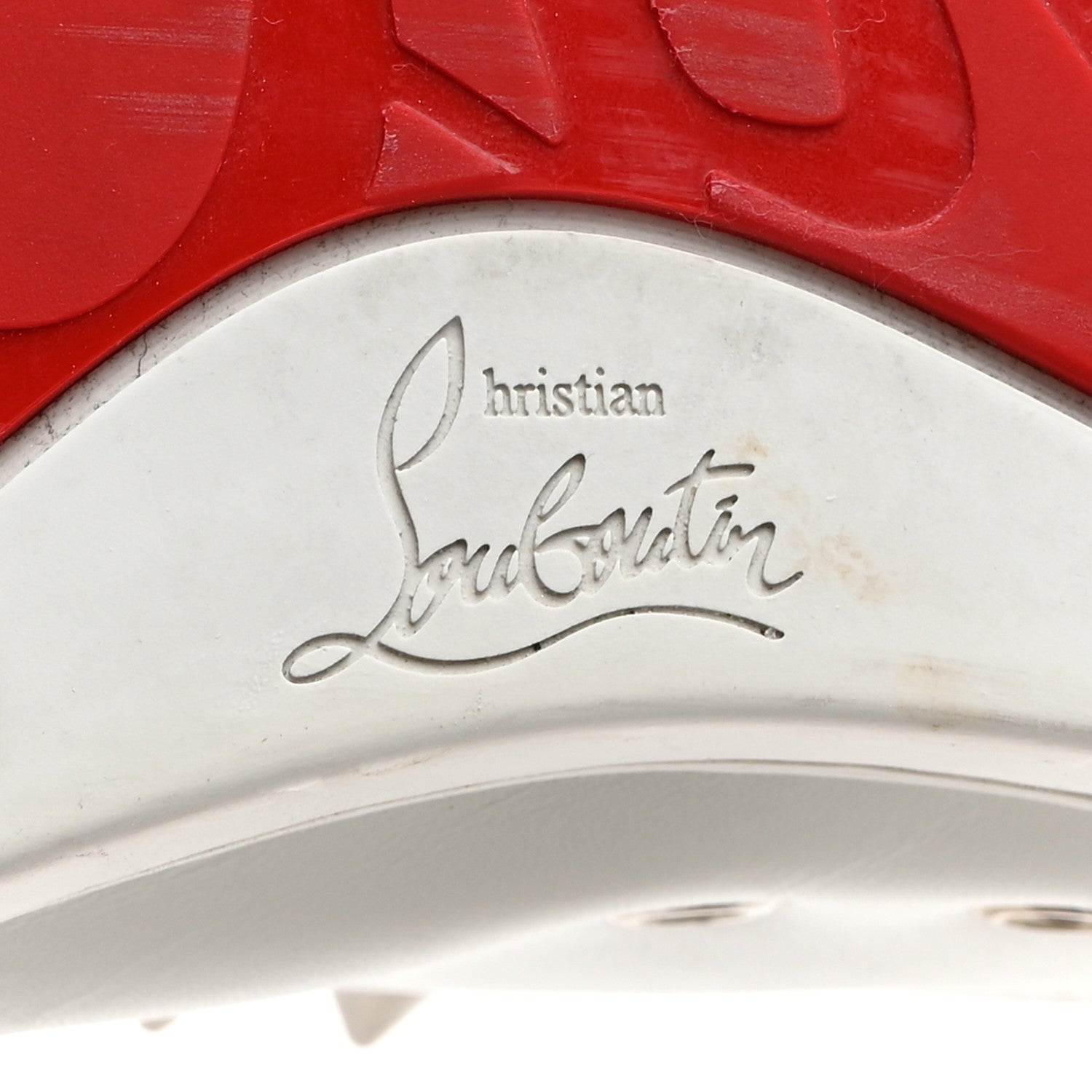 Christian Louboutin Calfskin Womens F.A.V Fique A Vontade Flat Sneakers 41 White 7 of 10