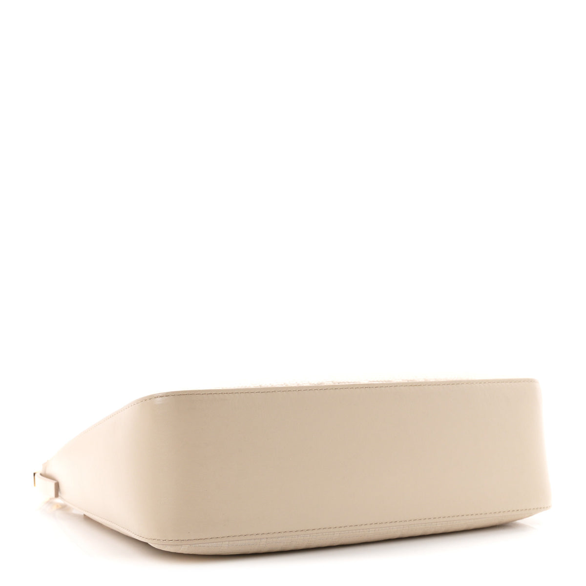 Coated Canvas Logo 4G Embossed Small Moon Cut Out Shoulder Bag Natural Beige