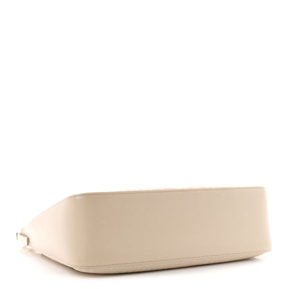 Givenchy Coated Canvas Logo 4G Embossed Small Moon Cut Out Shoulder Bag Natural Beige 7 of 19