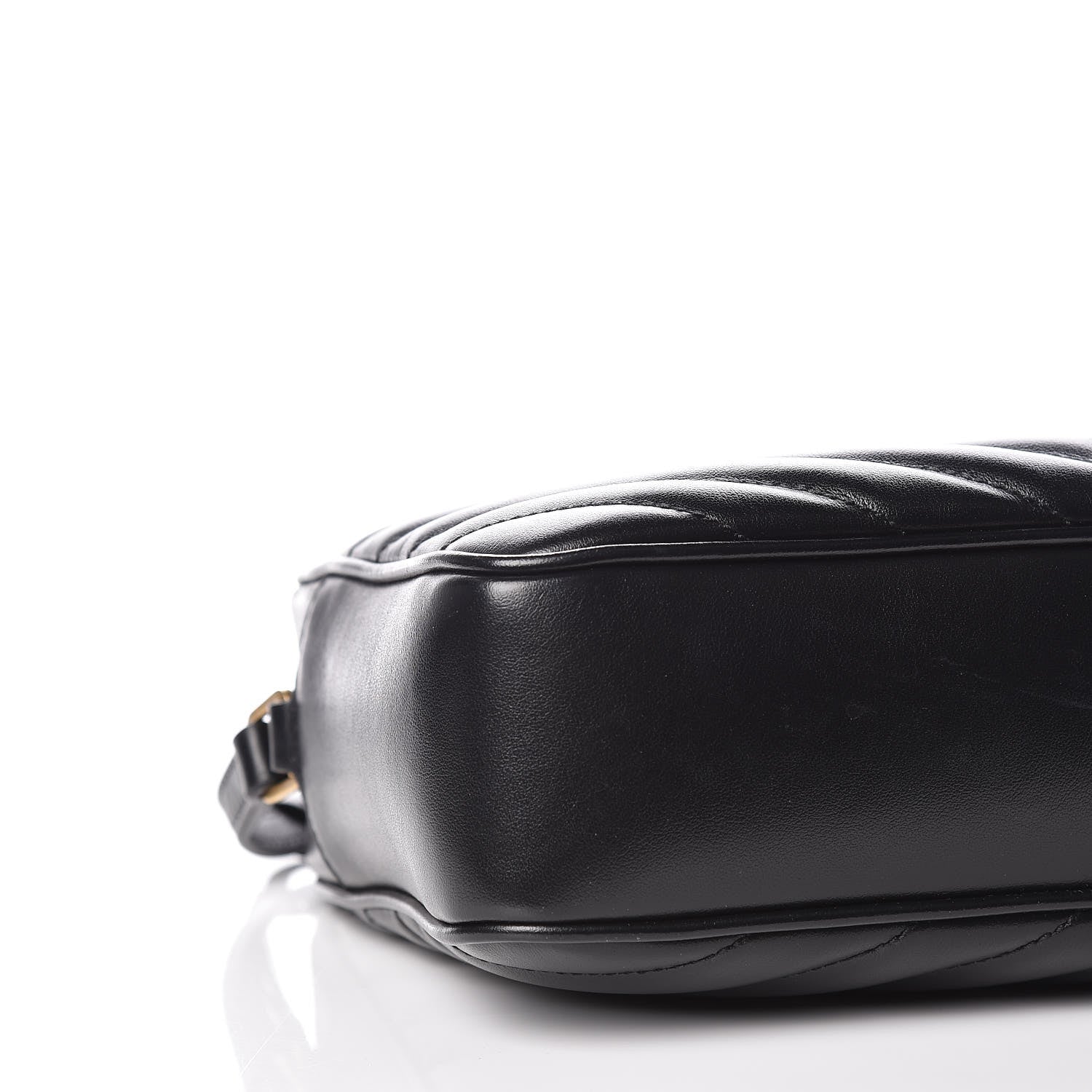 Saint Laurent Calfskin Matelasse Monogram Lou Camera Bag Black 5 of 12