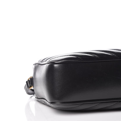 Saint Laurent Calfskin Matelasse Monogram Lou Camera Bag Black 5 of 12