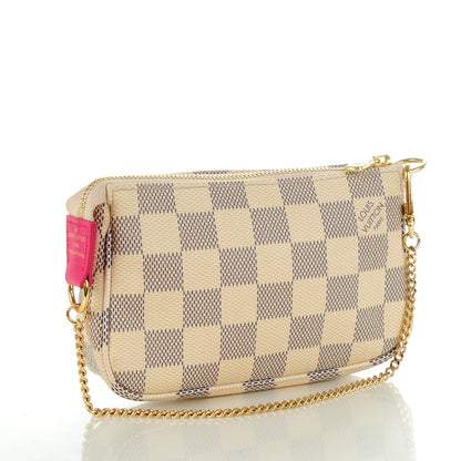 Louis Vuitton Damier Azur 2015 Christmas Animation Mini Pochette Accessories 3 of 7