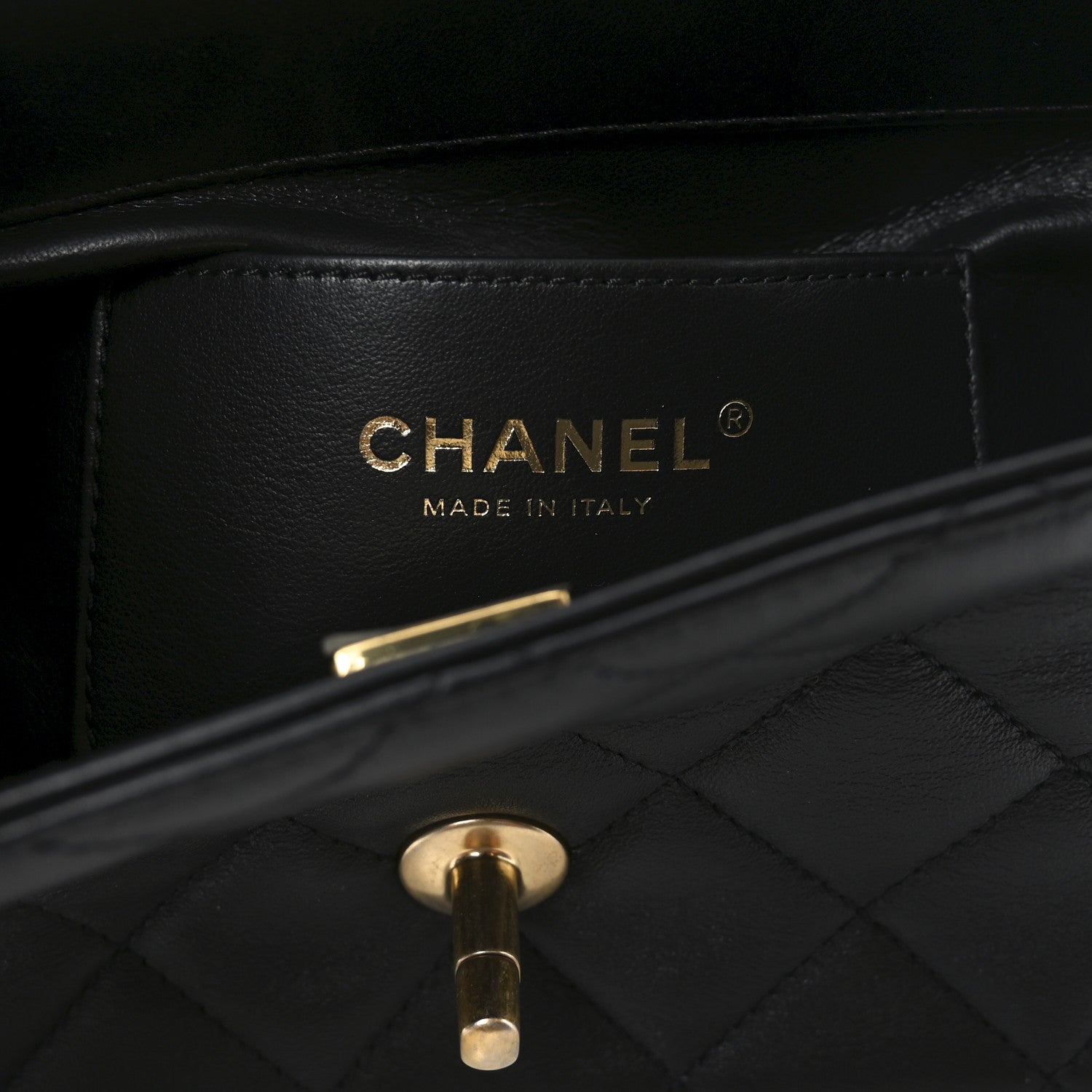 Chanel Lambskin Enamel Strass Quilted Mini Paris Monaco Flap Black 6 of 11
