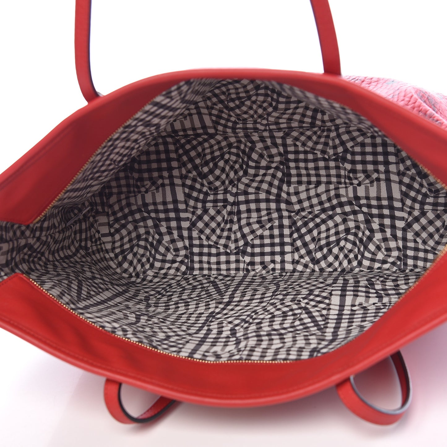Visetos Medium Anya Shopper Tote Ruby Red