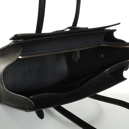 Celine Smooth Calfskin Micro Luggage Black 5 of 8