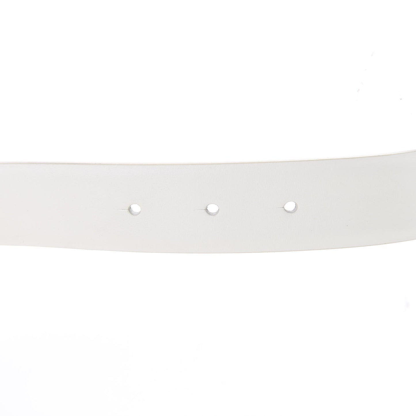 Calfskin CC Belt 85 34 White